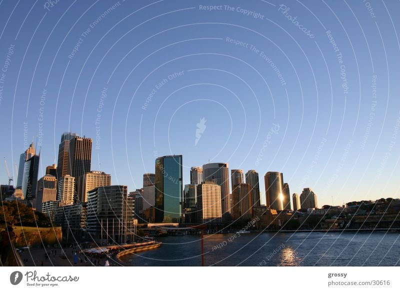 sydney harbour Sydney Stadt blau Skyline Himmel