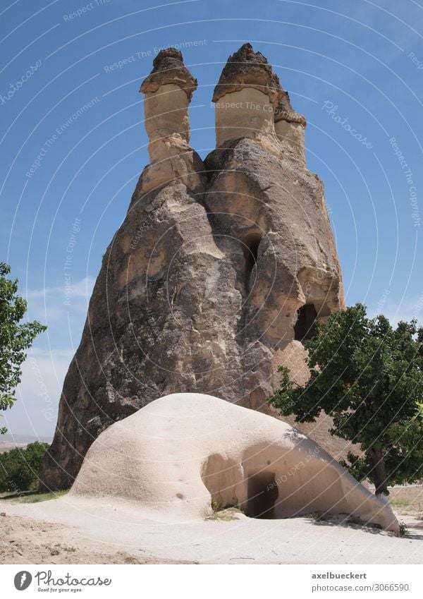 Höhlen und Feenkamine in Kappadokien Ferien & Urlaub & Reisen Tourismus Sightseeing Sommerurlaub Berge u. Gebirge Häusliches Leben Wohnung Natur Landschaft