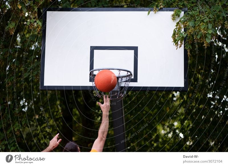 der geht rein Gesundheit sportlich Fitness Leben Zufriedenheit Freizeit & Hobby Spielen Sport Ballsport Sportler Erfolg Mensch maskulin Junger Mann Jugendliche