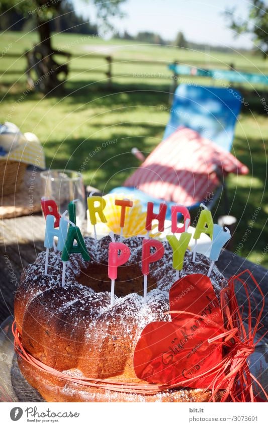 wertvoll l geburtstag Feste & Feiern Geburtstag Freude Glück Fröhlichkeit Zufriedenheit Lebensfreude Kerze Schwache Tiefenschärfe