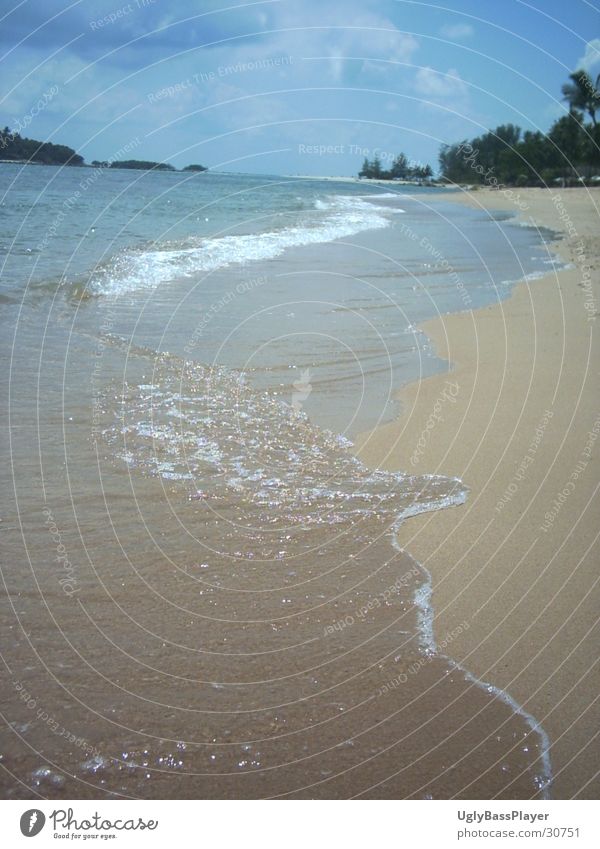 Thailand Meer Wellen Wasser Küste Sand