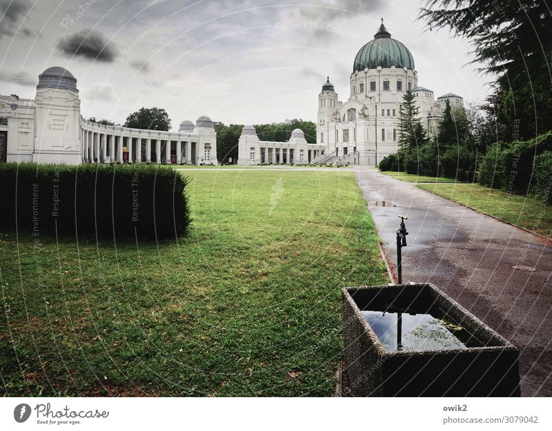 Vip-Lounge Wasser Himmel Wolken Baum Gras Sträucher Hecke Wiese Wien Zentralfriedhof Hauptstadt Kirche Bauwerk Gebäude Architektur Sehenswürdigkeit Wege & Pfade