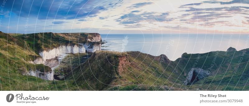 Flamborough Head, Großbritannien Ferien & Urlaub & Reisen Tourismus Ausflug Abenteuer Sommer Wellen wandern Umwelt Natur Landschaft Horizont Schönes Wetter