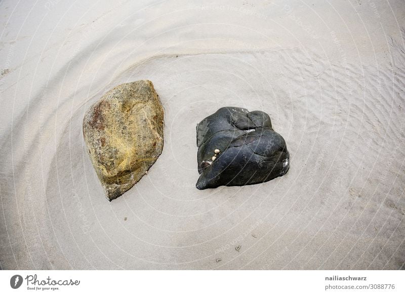 Bretonische Küste und Strand mit Granitfelsen an der Cote de Granit Rose - Rosa Granitküste Bretagne breton bretonisch Frankreich Europa Côte de Granitrose