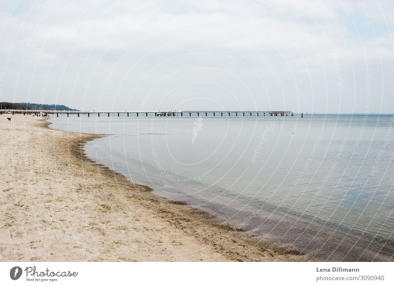 Timmendorferstrand #5 wasser ostsee klares wasser Timmendorfer Strand Norddeutschland Meer ostseeküste Ostseestrand sand ausblick horizont bewölkter himmel