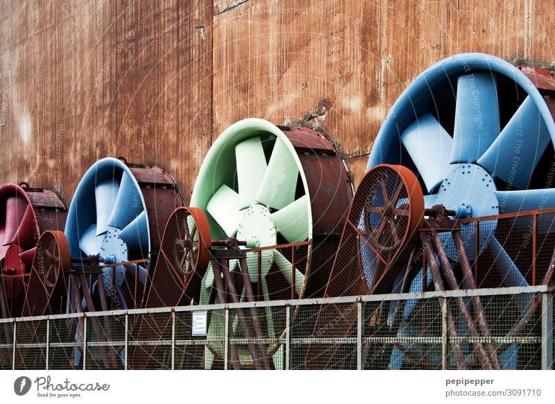 Ventilatoren Ferien & Urlaub & Reisen Tourismus Ausflug Arbeit & Erwerbstätigkeit Arbeitsplatz Fabrik Wirtschaft Industrie Energiewirtschaft Maschine Motor