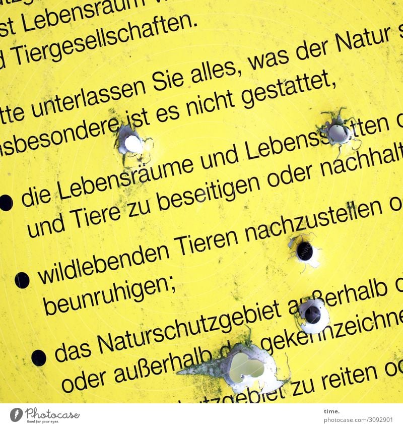 Visitenkarte Natur Tier Metall Schriftzeichen Schilder & Markierungen Hinweisschild Warnschild Angst Unglaube Wut Ärger gereizt Feindseligkeit Frustration