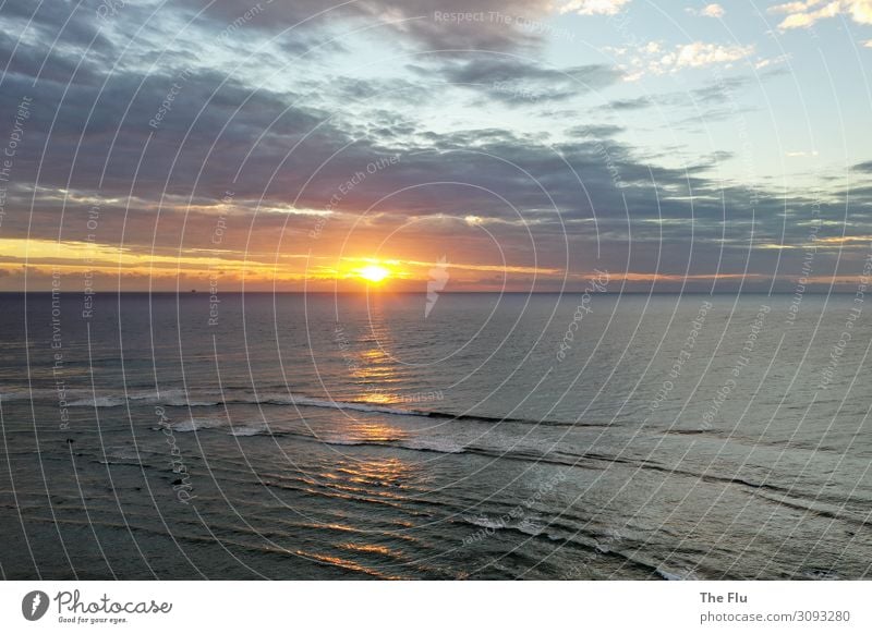 Noch ein kitschiger Sonnenuntergang Sinnesorgane Erholung ruhig Meditation Natur Urelemente Luft Wasser Himmel Wolken Sonnenaufgang Sonnenlicht Sommer