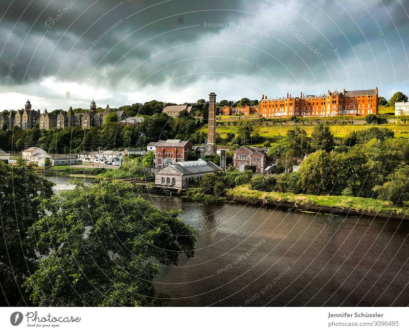 altes Wasserwerk am River Lee in Cork, Irland Tourismus Sightseeing Städtereise Wasserkraftwerk Museum Umwelt Natur Landschaft Himmel Wolken Gewitterwolken