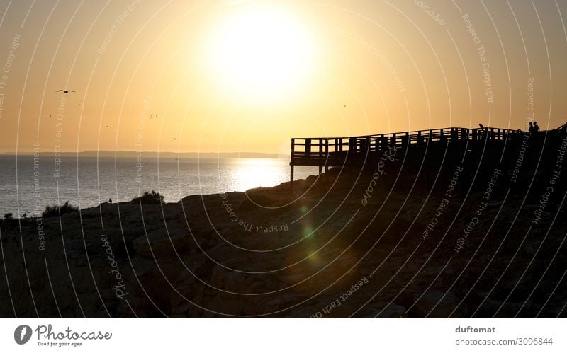 Sunset auf portugiesisch Ferien & Urlaub & Reisen Tourismus Ausflug Abenteuer Ferne Freiheit Natur Landschaft Urelemente Sonne Sonnenaufgang Sonnenuntergang