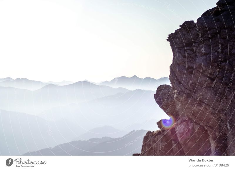 Mountains View Abenteuer Ferne Freiheit Berge u. Gebirge wandern Natur Landschaft Herbst Schönes Wetter Felsen Alpen Gipfel Erholung genießen Sport einfach