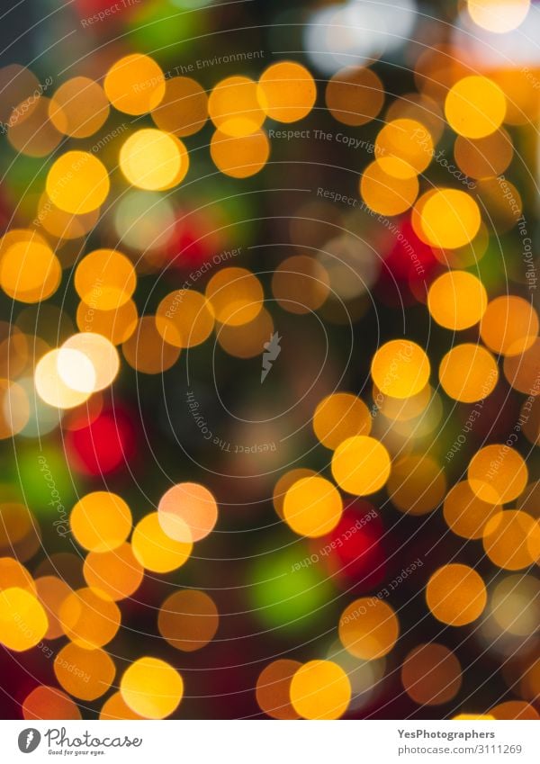 Mehrfarbige Weihnachts-Bokeh-Lichter. Weihnachten bunter Hintergrund Glück Dekoration & Verzierung Feste & Feiern Weihnachten & Advent Silvester u. Neujahr hell