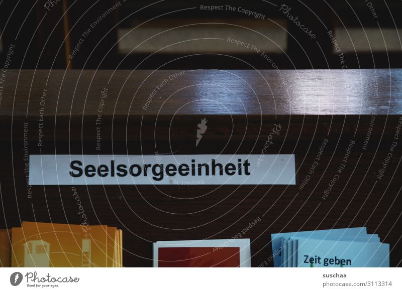 seelsorgeeinheit Seelsorge Religion & Glaube Kirche Christentum Selbsthilfegruppe Psychische Störung Mitgefühl Kirchenbank Angebot Handzettel Einsamkeit