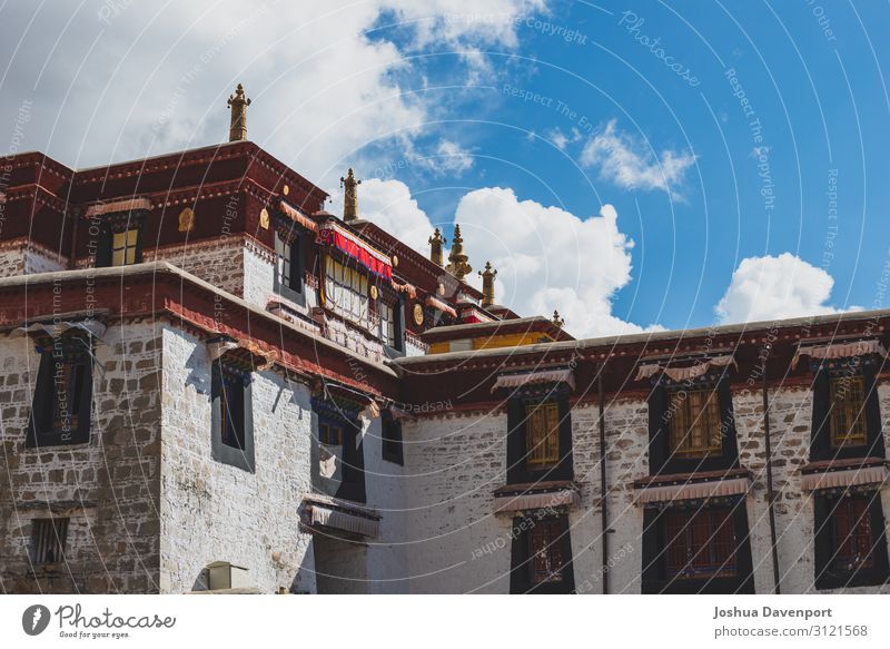 Kloster Drepung Ferien & Urlaub & Reisen Tourismus Ausflug Abenteuer Sightseeing Architektur Sehenswürdigkeit Wahrzeichen Religion & Glaube antik altes Gebäude