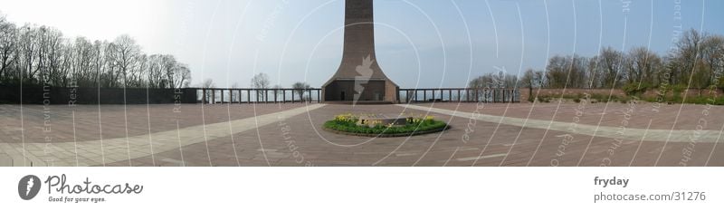 Laboe Marine Mahnmal Panorama (Aussicht) Weitwinkel Denkmal Seemann Europa groß Panorama (Bildformat)