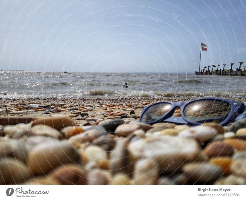 Wasser, Wind, Wellen Schwimmen & Baden Ferien & Urlaub & Reisen Tourismus Ausflug Freiheit Sommer Sommerurlaub Sonne Strand Natur Landschaft Wolkenloser Himmel