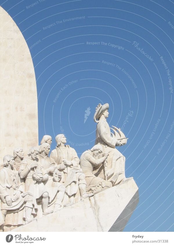 ahoi Portugal Lissabon Belém Padrão dos Descobrimentos Seemann Denkmal Europa