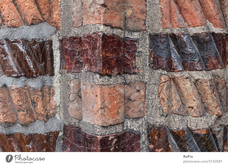 Nordeutsche Backsteingothik Wand wall Ziegel Textur brick Architektur Kirche Gotik Backsteingotik Haus Hauswand Stadt urban städisch Kunst Kunsthandwerk