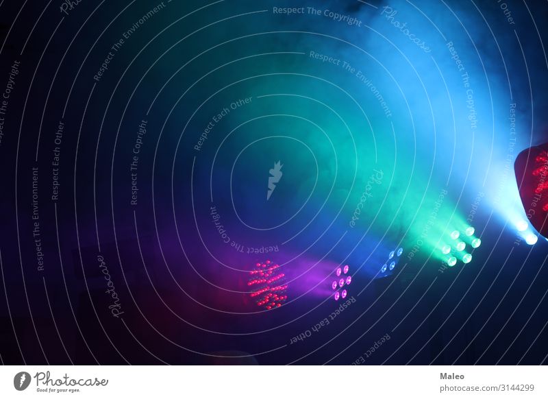 Laserbeleuchtung abstrakt Kunst Hintergrundbild Strahlung blau hell Farbe Konzert Tanzveranstaltung digital Disco Entertainment Beleuchtung Lampe Licht