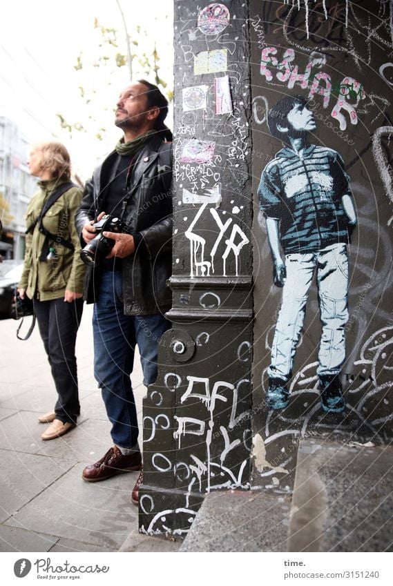 Motivsuche Hamburg Haus Mauer Wand Eingang Treppe Straße Wege & Pfade Zeichen Ornament Schilder & Markierungen Graffiti beobachten Blick stehen warten Leben