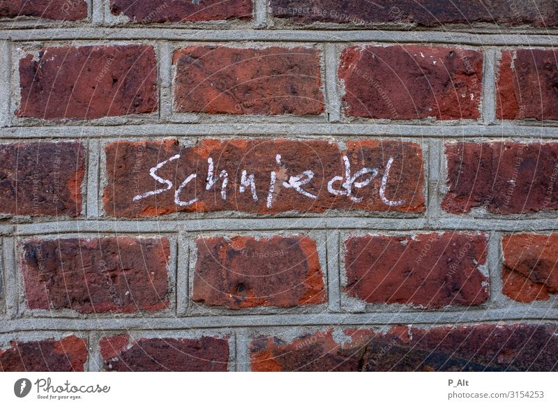 P*nis? Penis Architektur Münster Deutschland Stadt Mauer Wand Fassade Backstein Fuge Stein Zeichen Schriftzeichen Kraft Leidenschaft Liebe Erotik Sex