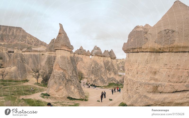 Feenhafte Schornsteine der Türkei Feenschornstein Truthahn Touristenort Steine Cappadocia türkei kappadokien reisen Reiseziele Ferien & Urlaub & Reisen