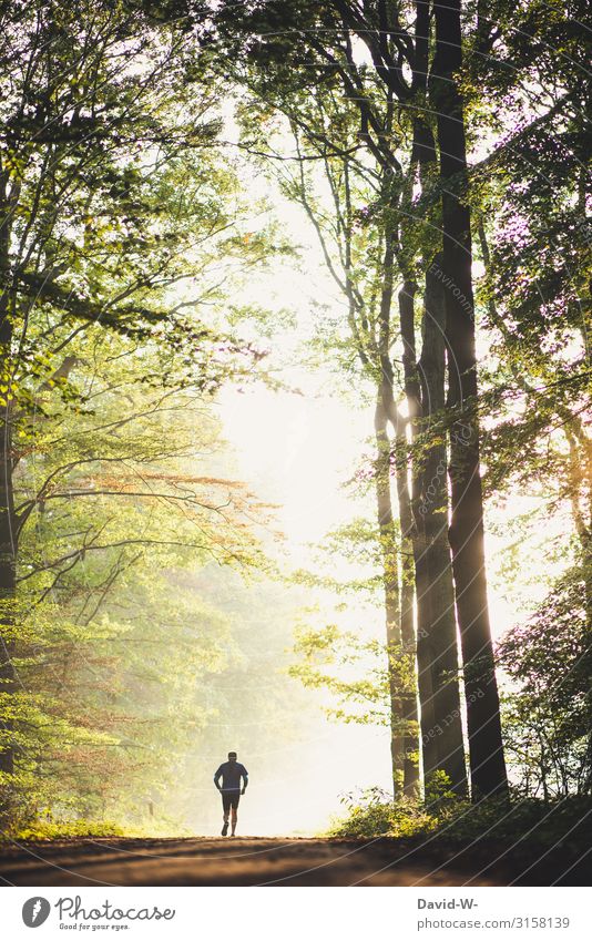 Morgenstund... Gesundheit Gesunde Ernährung sportlich Fitness Leben Wohlgefühl Zufriedenheit ruhig Freizeit & Hobby Ferne Mensch maskulin Mann Erwachsene Senior