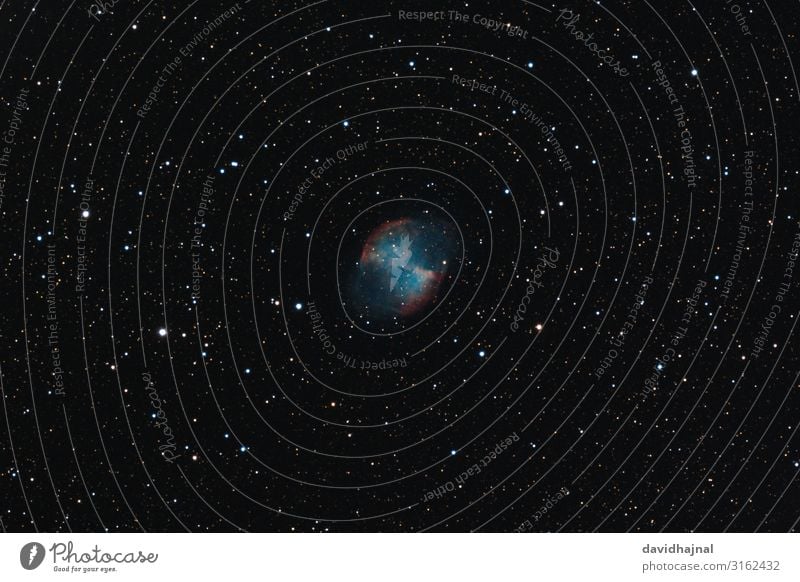 Hantelnebel Teleskop Technik & Technologie Wissenschaften Fortschritt Zukunft High-Tech Raumfahrt Astronomie Himmel nur Himmel Wolkenloser Himmel Nachthimmel