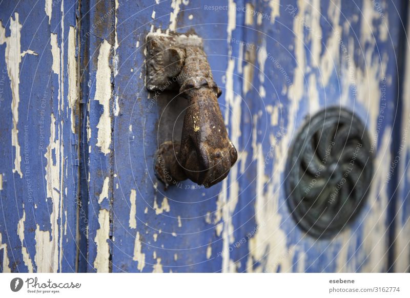 Blauer Holzhintergrund Design Schreibtisch Tisch Tapete Kunst Natur alt dreckig dunkel natürlich retro blau weiß Farbe leer gestreift Kiefer veraltet Element