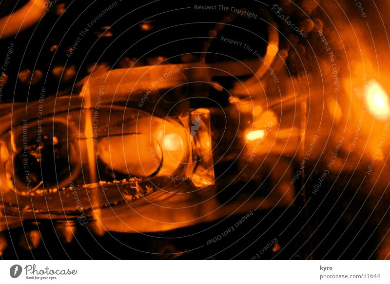 leucht-ding Diode Licht dunkel Lampe obskur orange hell Glas Statue trackball Computermaus