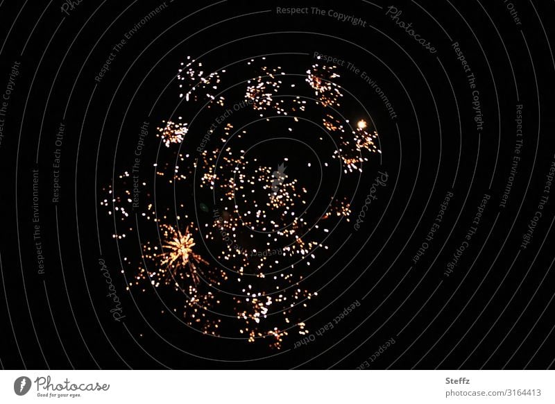 Pyrotechnik Feuerwerk Silvesterfeier Mitternacht Neujahrsfest feiern Frohes Neues Jahr Neujahrsfeier Silvesterrakete Silvesterknaller Silvester u. Neujahr