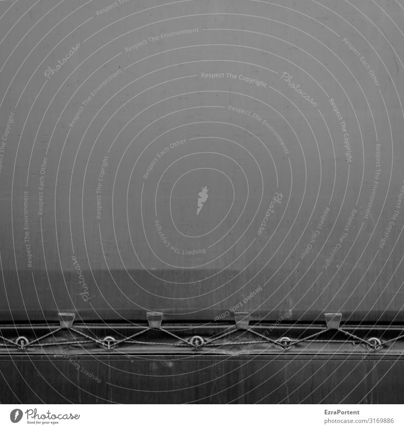 verbandelt Design Kunststoff Linie grau schwarz Grafik u. Illustration Abdeckung Seil Zusammenhalt gebunden Verbundenheit Öse graphisch Grafische Darstellung