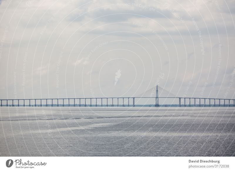 Brücke über dem Rio Negro Ferien & Urlaub & Reisen Landschaft Sehenswürdigkeit Verkehr Straßenverkehr Schienenverkehr Netzwerk Perspektive