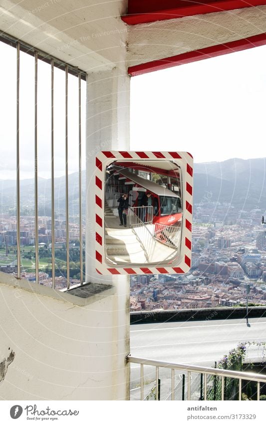 Bild in Bild Aussicht Bilbao Berge u. Gebirge Platz Aussichtspunkt Tourismus Licht Starke Tiefenschärfe reiseziel Herbst Sommer Baskenland Ausflug