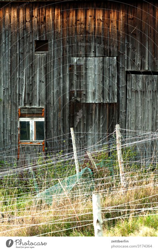 Scheune oder Stall Dorf Elbsandsteingebirge Erholung Felsen Ferien & Urlaub & Reisen Berge u. Gebirge Herbst Landschaft Laubwald Sächsische Schweiz Wald wandern