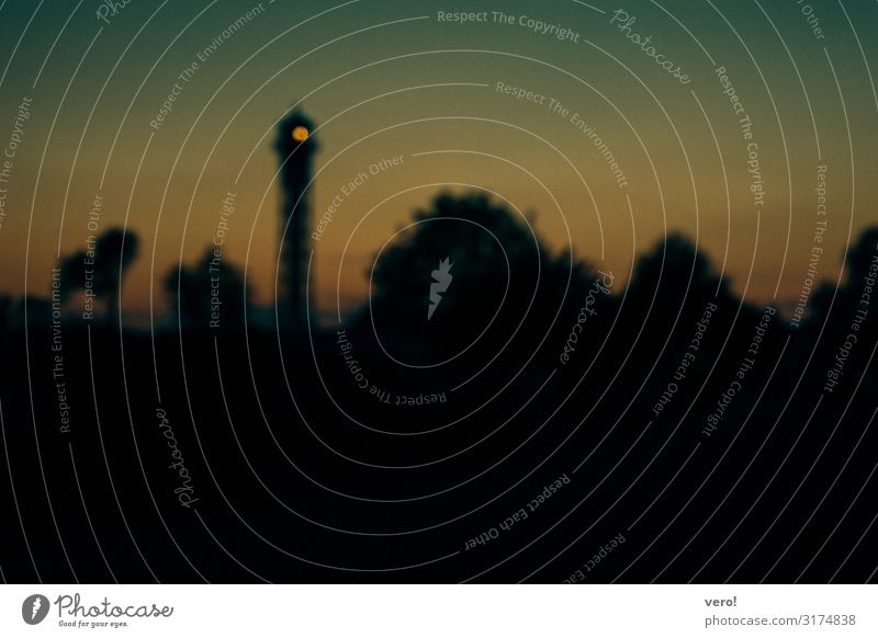 Leuchtturm Landschaft Sonnenaufgang Sonnenuntergang Sommer Schönes Wetter Sträucher Baum Nordsee entdecken leuchten träumen außergewöhnlich dunkel dünn elegant