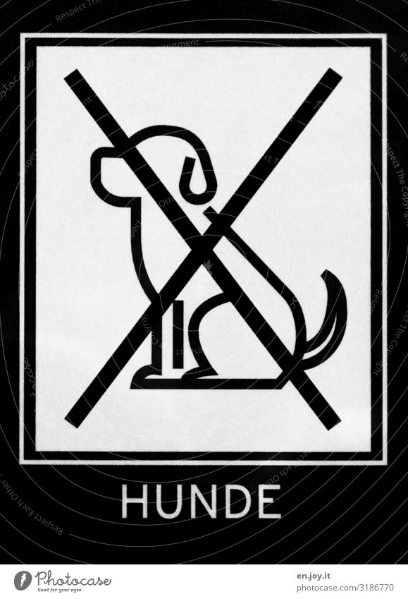 Hunde müssen stehen Tier 1 Zeichen Schilder & Markierungen Hinweisschild Warnschild Überwachung Umweltverschmutzung Umweltschutz Verbote Verbotsschild Ikon