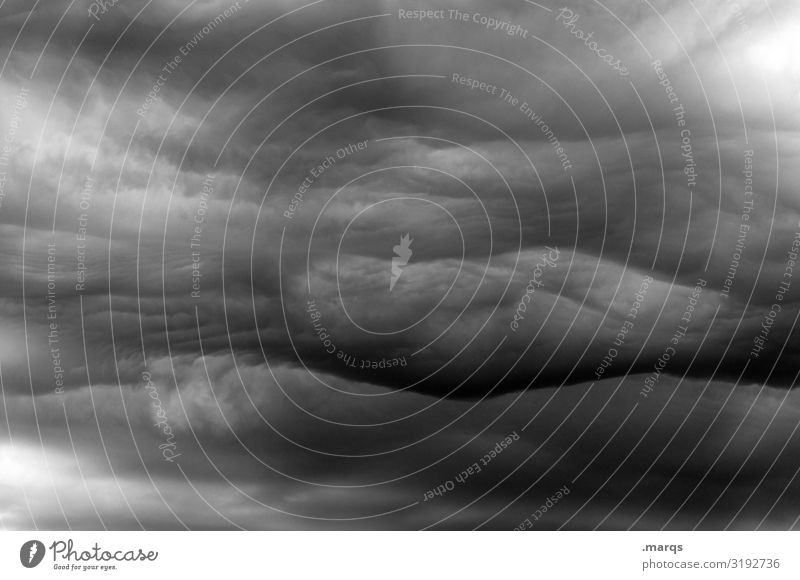 schlecht gelaunt Natur Urelemente nur Himmel Wolken Gewitterwolken Unwetter Nebel bedrohlich dunkel Stimmung Schüchternheit Religion & Glaube Wetterumschwung