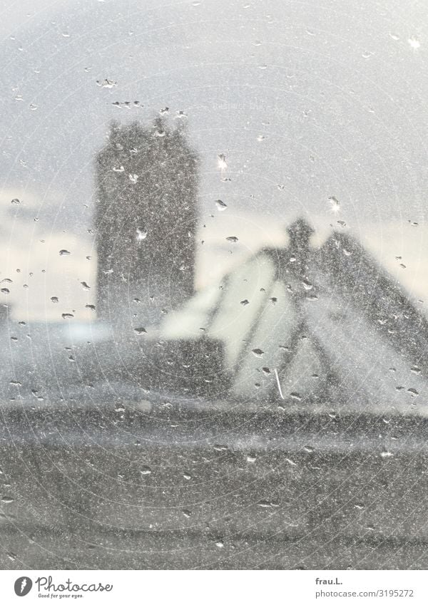 Apostelkirche Hamburg Stadt Haus Kirche Dach alt ästhetisch grau Glaube Kirchturm Regen Oberlicht Farbfoto Außenaufnahme Textfreiraum oben