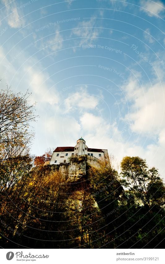 Burg Hohnstein Berge u. Gebirge Burg oder Schloss Dorf Elbsandsteingebirge Erholung Felsen Ferien & Urlaub & Reisen Herbst Hohenstein Hügel Kleinstadt