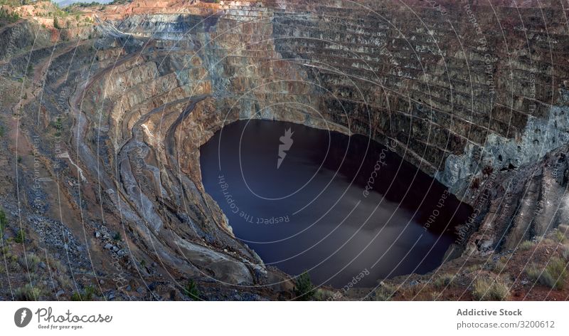 Bergbau-Terrassen im Riotinto, Huelva Berge u. Gebirge Aufruhr Schwefel Geologie Hügel Sediment Kupfer Rio de Janeiro Mine Spanien Andalusia Pyrit natürlich