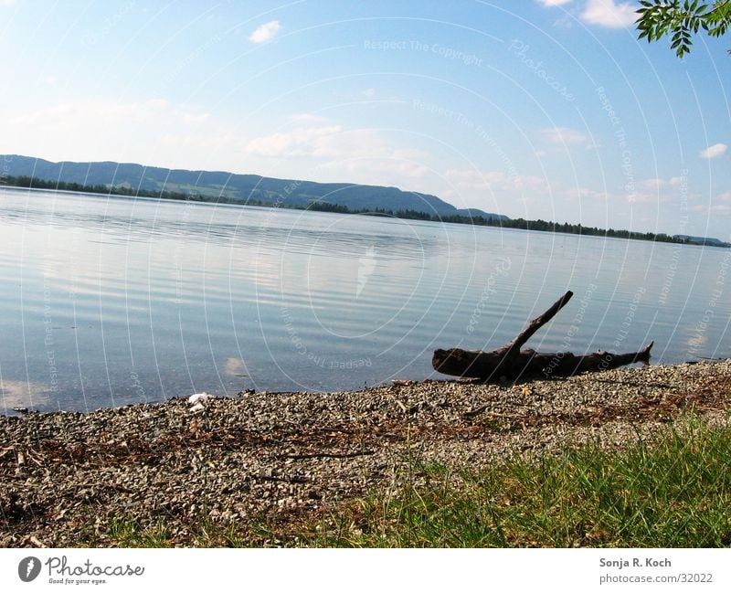 Sommeridylle Physik See Strand Sonne Wärme Wasser Küste