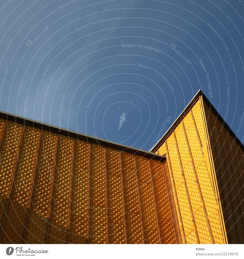 musical box Himmel Schönes Wetter Berlin Berliner Philharmonie Hauptstadt Stadtzentrum Bauwerk Gebäude Architektur Halle Mauer Wand Fassade Sehenswürdigkeit