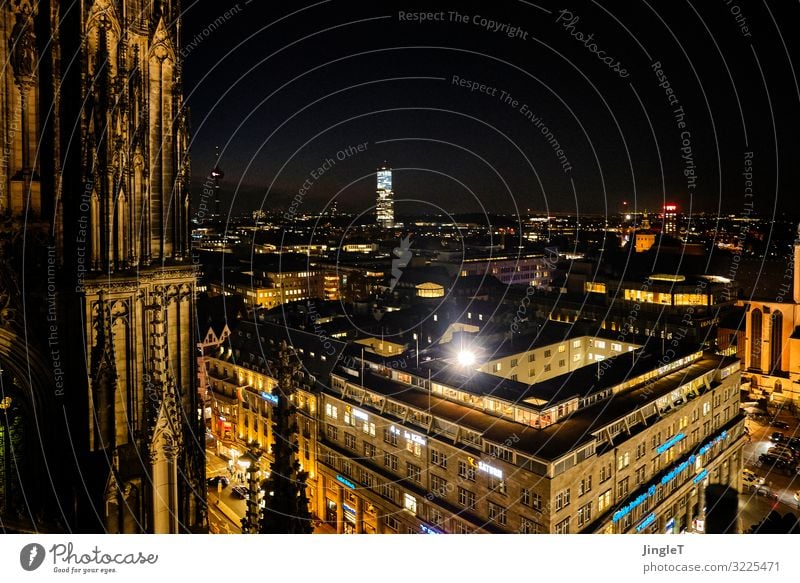 et kütt wie et kütt Köln Stadt Stadtzentrum Dom Bauwerk Gebäude Architektur Dach Sehenswürdigkeit Wahrzeichen blau braun gelb gold orange schwarz türkis