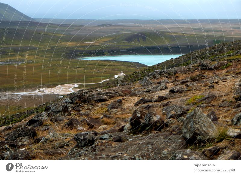 Geothermisch aktives Gebiet nahe Krysuvik, Island Geothermie Seltun globalen Geopark Europa Nationalpark Landschaft Umweltschutz Energiewirtschaft bunt