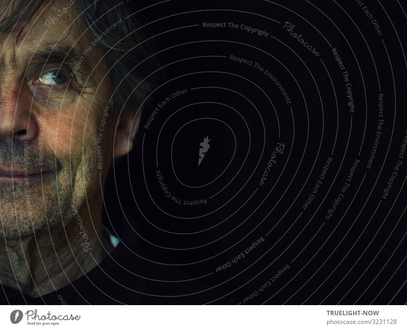 Das meinst du doch nicht ernst, oder...? Männlicher Senior Mann Leben Gesicht 60 und älter authentisch dunkel Freundlichkeit Gefühle Vertrauen Sympathie