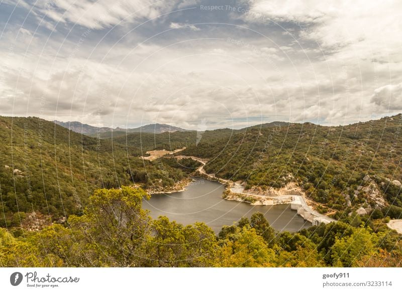 Korsikas Hinterland Ferien & Urlaub & Reisen Tourismus Ausflug Abenteuer Ferne Freiheit Safari Expedition Umwelt Natur Landschaft Wasser Himmel Wolken Horizont