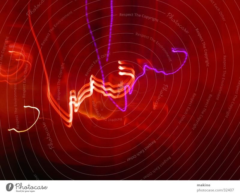 Capital Club Licht rot Geschwindigkeit Langzeitbelichtung Musik Tanzen