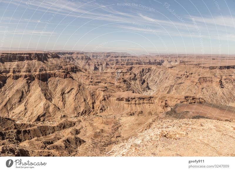 Fish River Canyon / Namibia Ferien & Urlaub & Reisen Tourismus Ausflug Abenteuer Ferne Freiheit Safari Expedition Umwelt Natur Landschaft Erde Sand Himmel