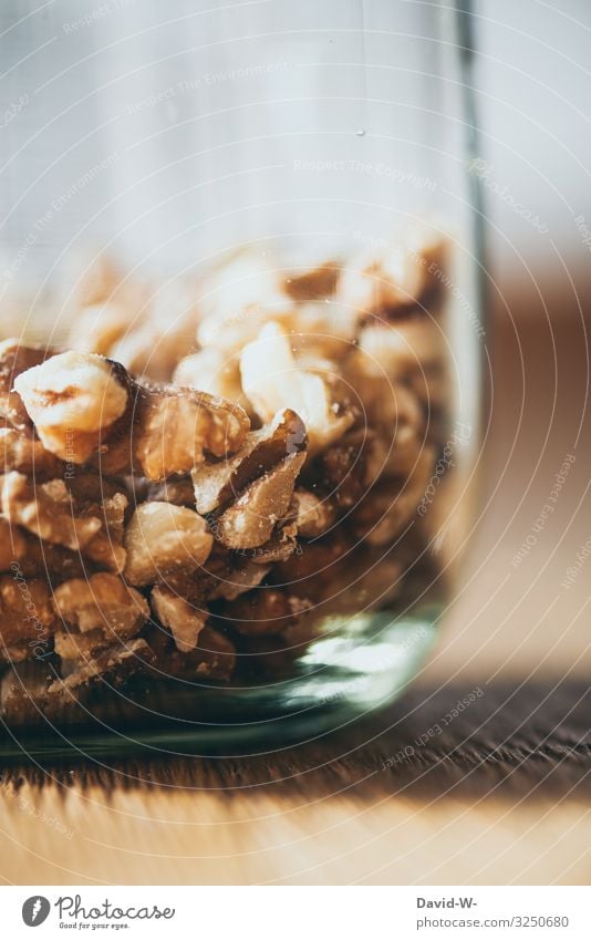 Plastikfrei - Glasbehälter mit Nüssen nachhaltig Nachhaltigkeit einmachgläser Einmachglas Haferflocken aufbewahren aufbewahrungsbehälter Behälter u. Gefäße